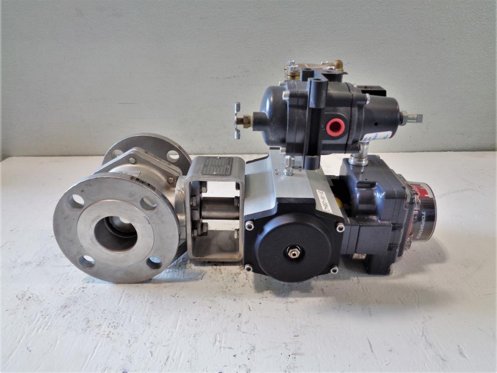 Kitz 2" 150# CF8M 2-Piece Ball Valve, Fig# 150UTDZM-FS with Rotork Actuator